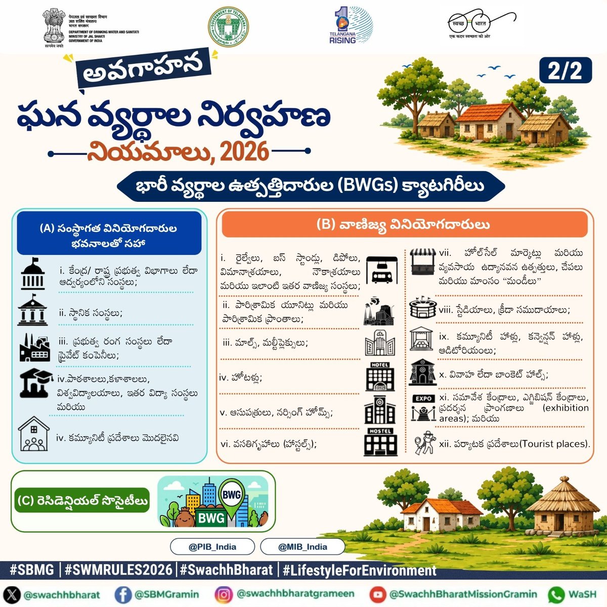 SwachhRangaredd's tweet photo. #SBMG #SwachhBharat #SWMRules2026 #LifestyleForEnvironment
@swachhbharat
@SBMGramin
@swachbharatgrameen @swachhbharatmissiongramin
@TSSBMG
@SwachhBharatGov
@SwachhBharat
@MoHUA_India
@MoJSDDWS https://t.co/FITCph5wa1