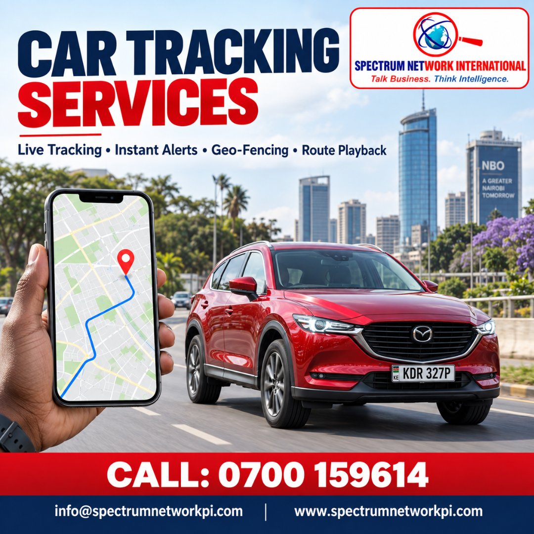 snugglecherry9's tweet photo. Stay connected to your vehicle wherever you go.
#CarTrackingKenya #VehicleSecurity #GPSCarTracking #SpectrumNetworkInternational https://t.co/SF1fMNSquD