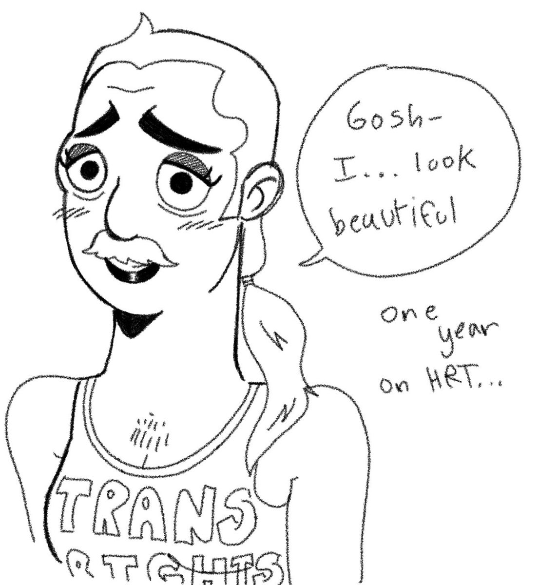 uberpussyfrau's tweet photo. Mr. Bircham fanart or wtver. Iโm bored guysโฆ.so I did the thing where we make characters of right wing boomer shows trans to #stickittotheman and tell the meanies of @dailywire we wonโt take it anymore even though this show is like two years old and Iโm late to the party!!๐คฌ https://t.co/O9SGoofuuO