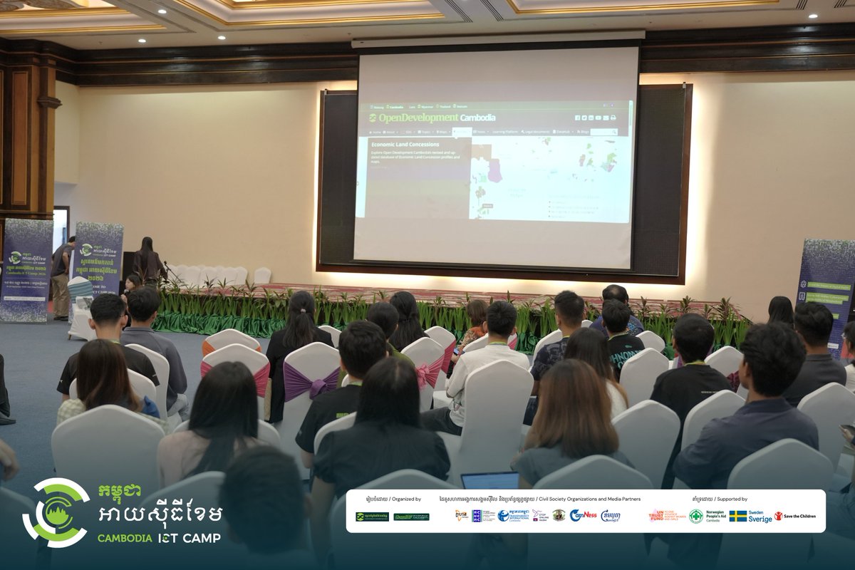 opendevcam's tweet photo. Day 2 of Cambodia ICT Camp 2026! 📸💚

Wrapping up two days of learning, connections, and fresh perspectives in Siem Reap. 🌐✨

#CambodiaICTCamp2026 #CambodiaICTCamp #ICT #Cambodia #ODC #CamIDF https://t.co/6WbXE18K3L