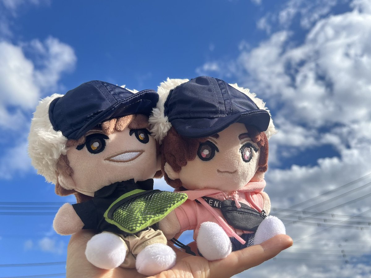 tkhnprkr's tweet photo. GUのフライトキャップチャームがストぬいにぴったりと聞いて買ってきた〜ほんとにジャストサイズ！とてもかわいい https://t.co/Wfd04476zG