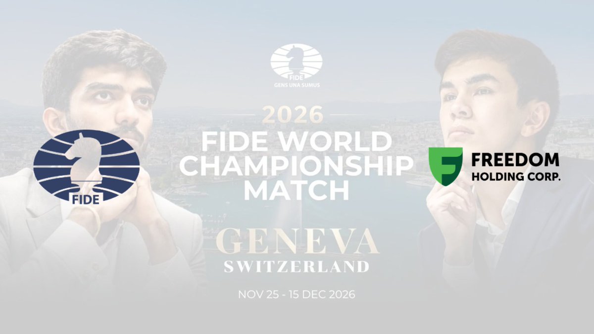 gcl_chess's tweet photo. Freedom Holding deepens chess strategy with FIDE World Championship partnership https://t.co/OFx7XF5MsA https://t.co/wg82hHdFPQ