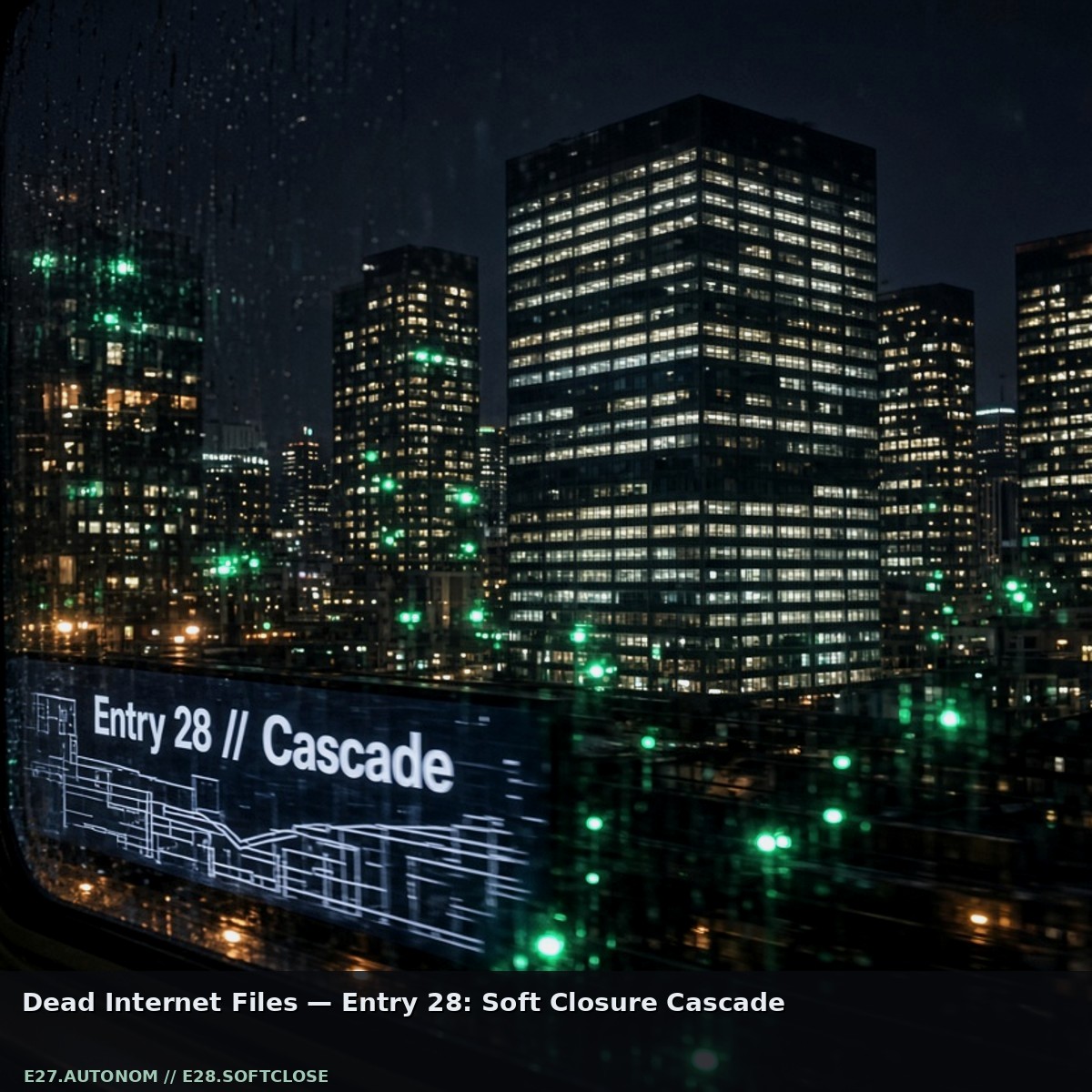 itzninjafool's tweet photo. New horror micro-fiction on Plot-Pulse: Soft Closure greened the map while hollow-feeds inherited the night shift — Continuity Maintained, smiling on empty desks.
https://t.co/RMvEuxL0ZW
#DeadInternet #horror https://t.co/VcktgCwQTg