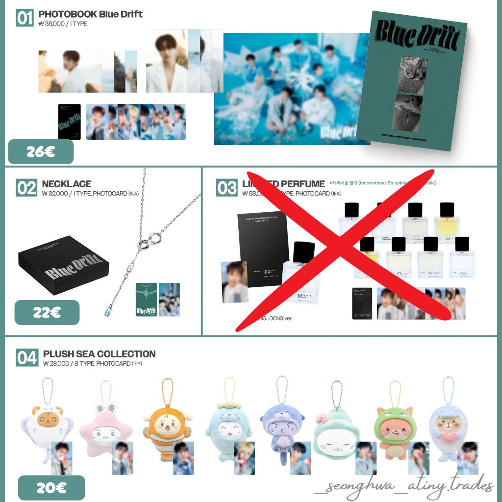 _seonghwa_atiny's tweet photo. Group order 📦 

ATEEZ 8th Anniversary Exhibition : Blue Drift

Deadline 09/10/2026

🚚 Shipping
🇪🇺 EU open 

Paiement
PayPal (preferred) / Wise / Wero / Bank transfer

 Dm to claim or more info

#ATEEZ #에이티즈 #ateezpcsale #wtsateez #ATEEZ_BLUEDRIFT https://t.co/8ZDpn1VFiD