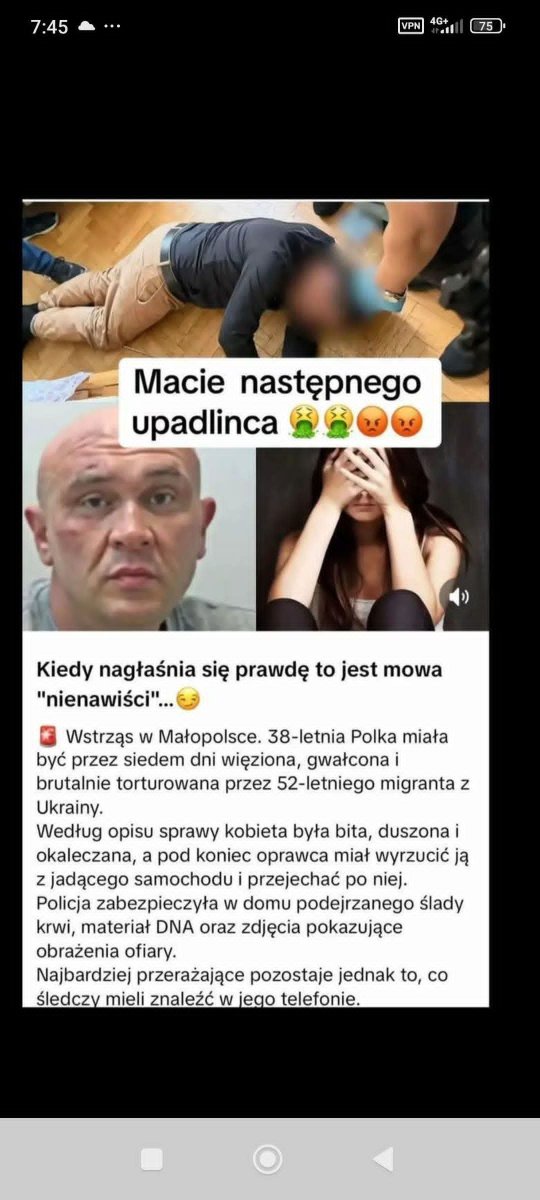 SkomroS's tweet photo. Koniec gościny banderowskie skurw.syny https://t.co/ECiH6M6cXr