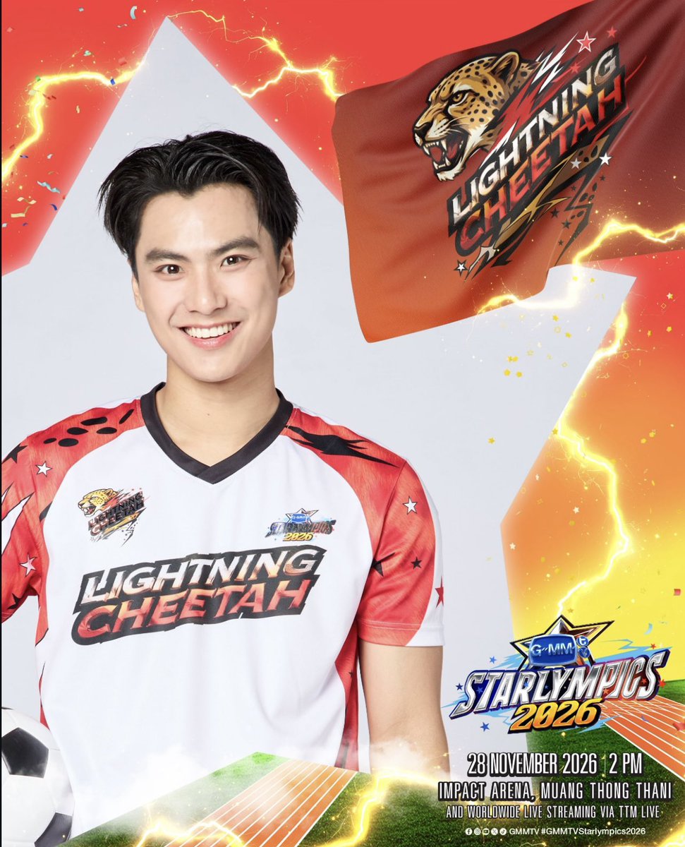 ohmretriever's tweet photo. พี่นักบอลเบอร์ 58 กับน้องนักบอลเบอร์ 59 ⚽️🐆❤️

#GMMTVStarlympics2026
#ohmpawat #ingasavanund https://t.co/hrrSke6o8C