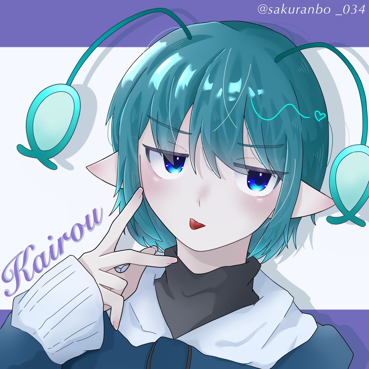beluga_sub034's tweet photo. カイロウくん描かせていただきました！！
キャラデザが好き過ぎます😭🫶💞💞
#ムタ絵モ 
#イラスト https://t.co/kz74uOGva4