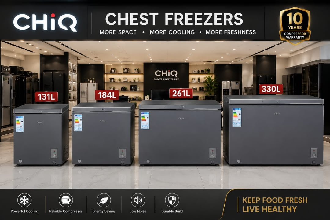 RogersApplUG's tweet photo. CHiQ Chest Freezers

130L - 🏷️ 550,000/-
180L - 🏷️ 690,000/-
260L - 🏷️ 790,000/-
330L - 🏷️ 950,000/-
400L - 🏷️ 1,100,000/-
520L - 🏷️ 1,800,000/-
650L - 🏷️ 2,050,000/-

 📍Kooki Towers 
🚚 Same Day Delivery 
☎️ 0759679038
#AuthenticGadgets https://t.co/WcFrKtpXyf