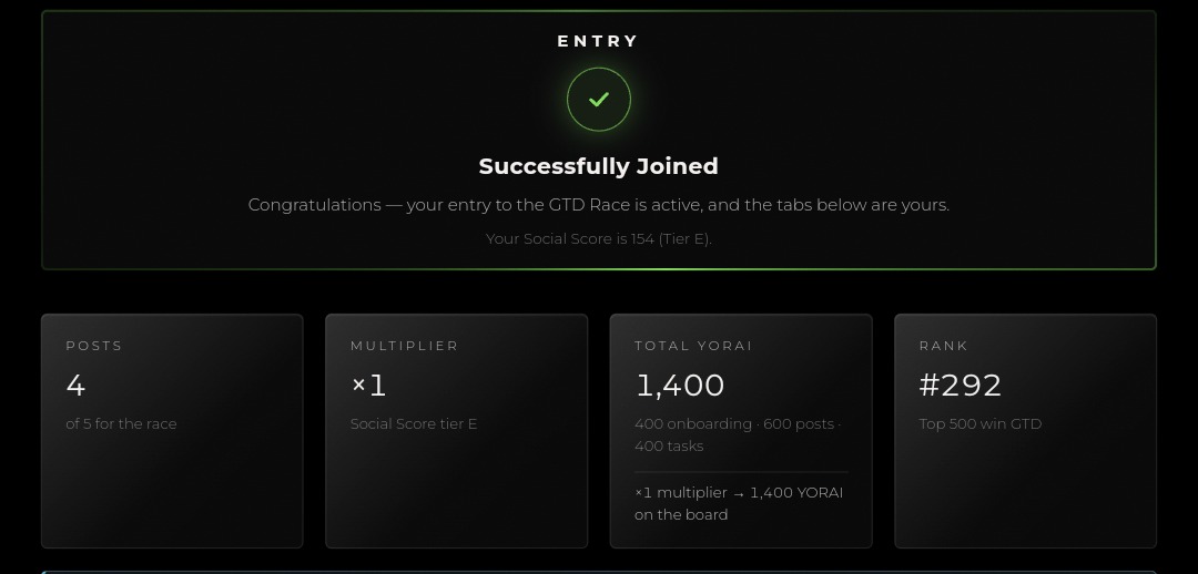 CryptoRohit07's tweet photo. 🫶 Finally, the GTD Race of @0xhazels  is Ended 🔥

And I secured Rank #292 and GTD Position 🔥

Over 11,000 influencers participated, but only the TOP 500 won — and I’m one of them! 🙌😀

Even normal users won GTD because they joined early 📌

I also did 20+ WL Giveaways🎁

On this happiness 😊, I’m giving away 4x WL on this tweet!
👇 Drop your UID

Thanks again, guys! ❤️