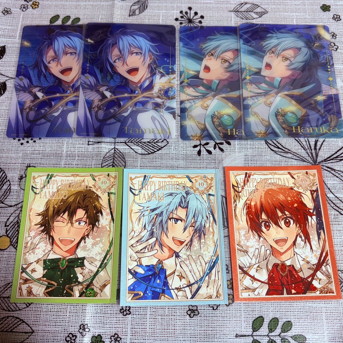 mj_tore's tweet photo. アイドリッシュセブン アイナナ 16 STAR SIGNS UR 交換 譲渡
譲:
①クリアカード クリカ
環 ☆悠
②アソビストア特典
大和 ☆環 ☆陸
求:
①☆天2 壮五1 >特典、定価
②☆天>>☆百

初回プロカ必読、郵送取引のみ
☆同士優先、譲渡は希望集まり次第 https://t.co/LcWujZf8TF
