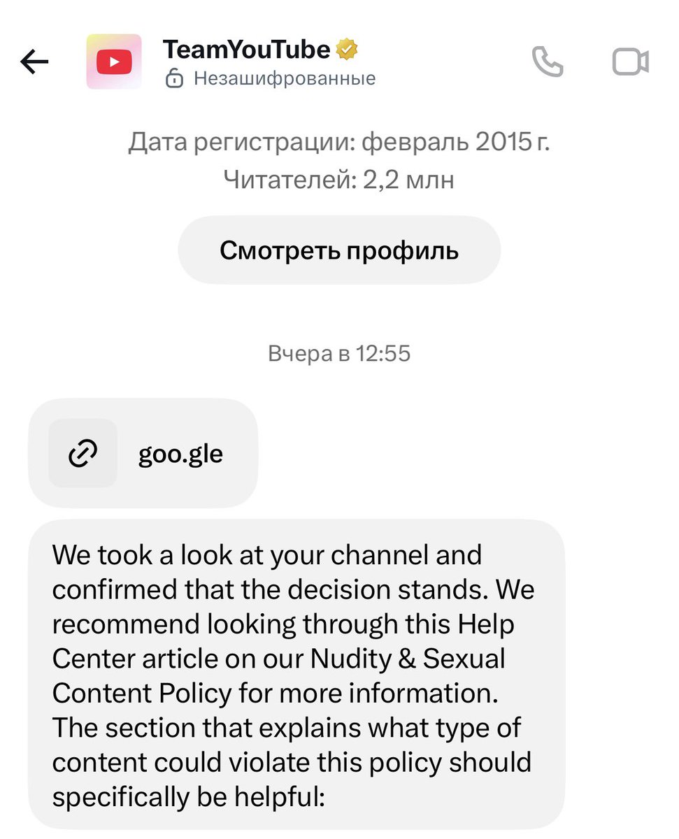 cjwlupa's tweet photo. @TeamYouTube Please DM me. My channel was terminated by mistake, and YouTube gave two different reasons — I violated neither policy.

I urgently request a human review. Please investigate my case.

Channel: https://t.co/5F2dPNOEox https://t.co/ct14qdgPSp
