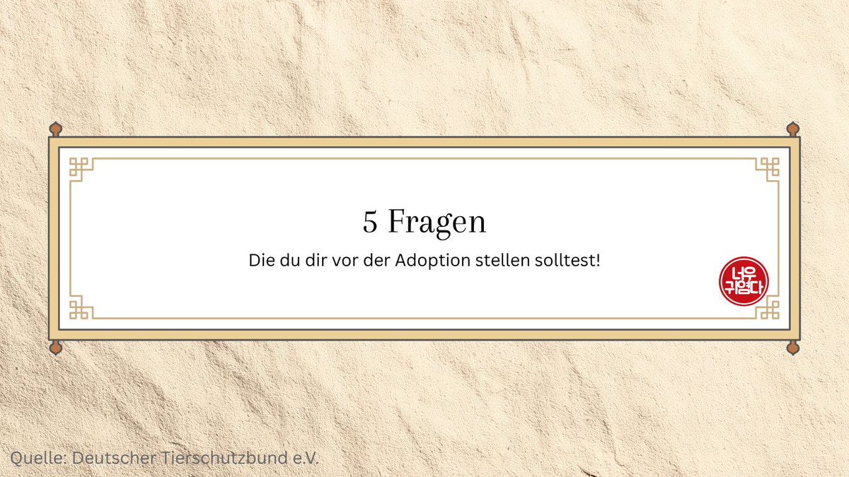 NeomuGwiyeopda's tweet photo. Ein Tierheimtier aufzunehmen, ist eine wichtige Entscheidung – für euch und für das Tier. 🐾

#Tierschutz #Adoption #Tierheim #HundAdoptieren #KatzeAdoptieren #SoMeRa26 https://t.co/aVbIHaF7JF
