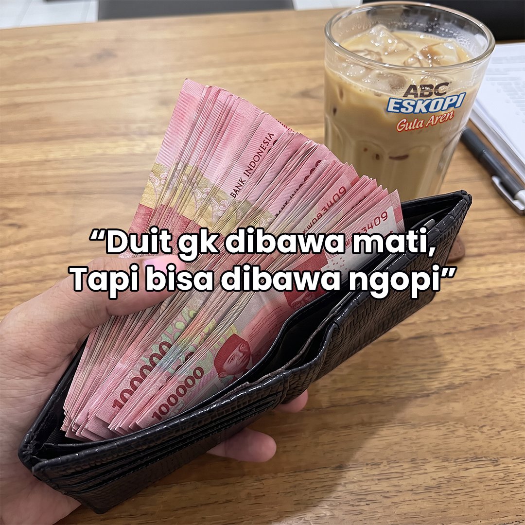 kopiabc_id's tweet photo. Ini namanya kontribusi terhadap perputaran ekonomi ya adiks adiks. https://t.co/5llIRT4gg9