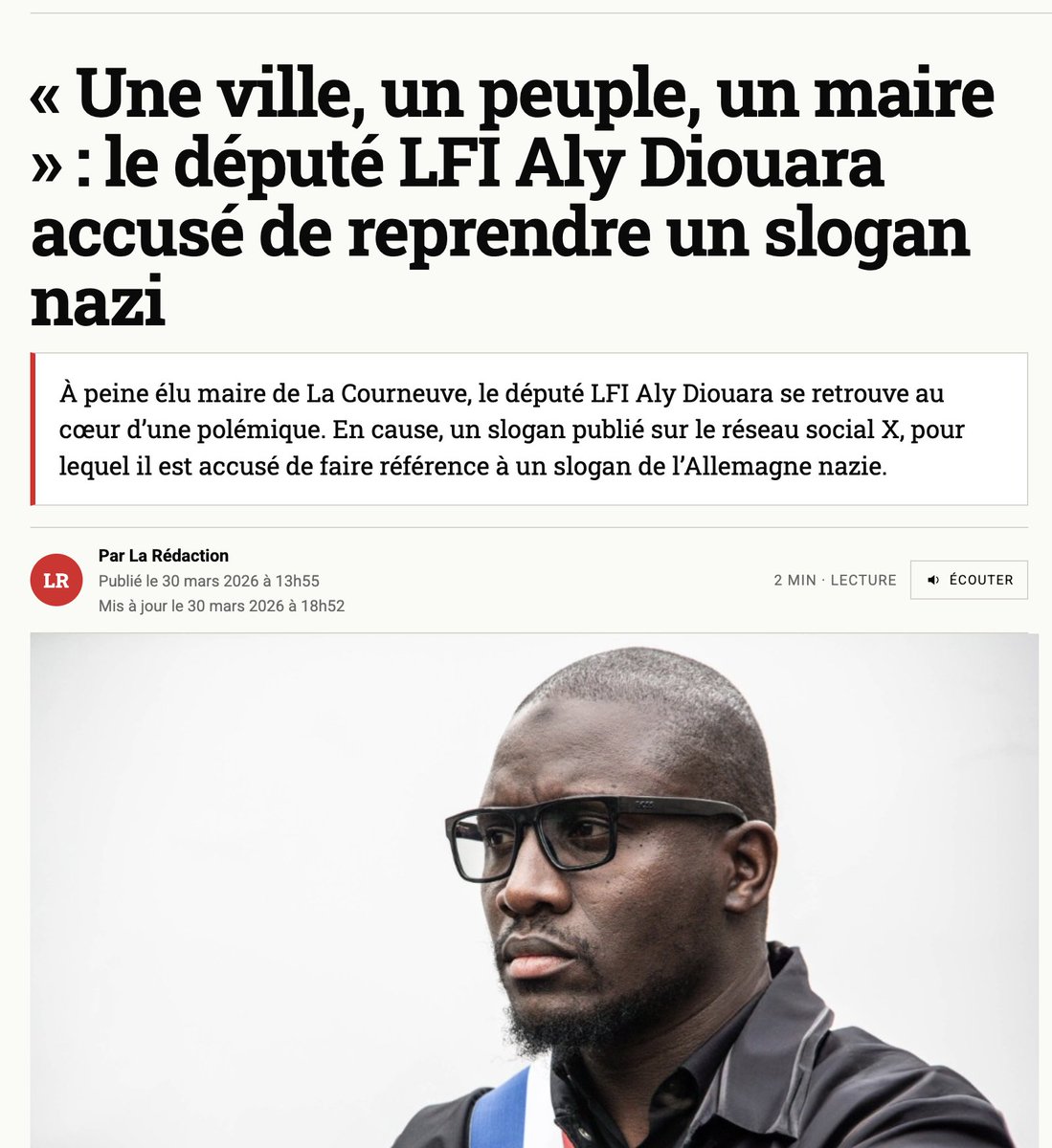 Cyril_Clope's tweet photo. @AlertesInfos 🔴Bonjour Alerte Info !

et si on parlait de @Alydiouara député insoumis et nostalgique des slogans Nazis ? https://t.co/uiSxPaljZe