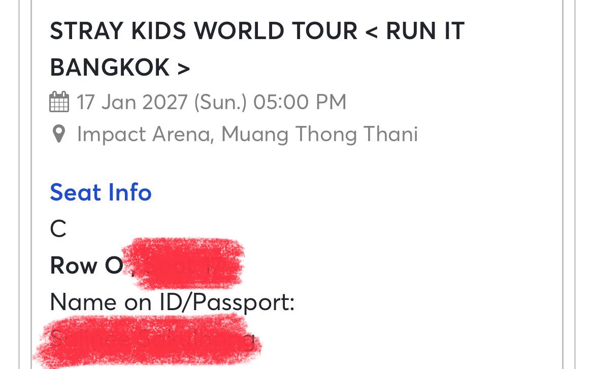 KimairaSA's tweet photo. มีบัตรวันที่ 17 โซน C แถว O
ถ้าพรุ่งนี้ได้อีกใบที่ดีกว่า จะมาปล่อยลดราคาฮะ #RUN_IT_BANGKOK https://t.co/oWQHKpjPrb