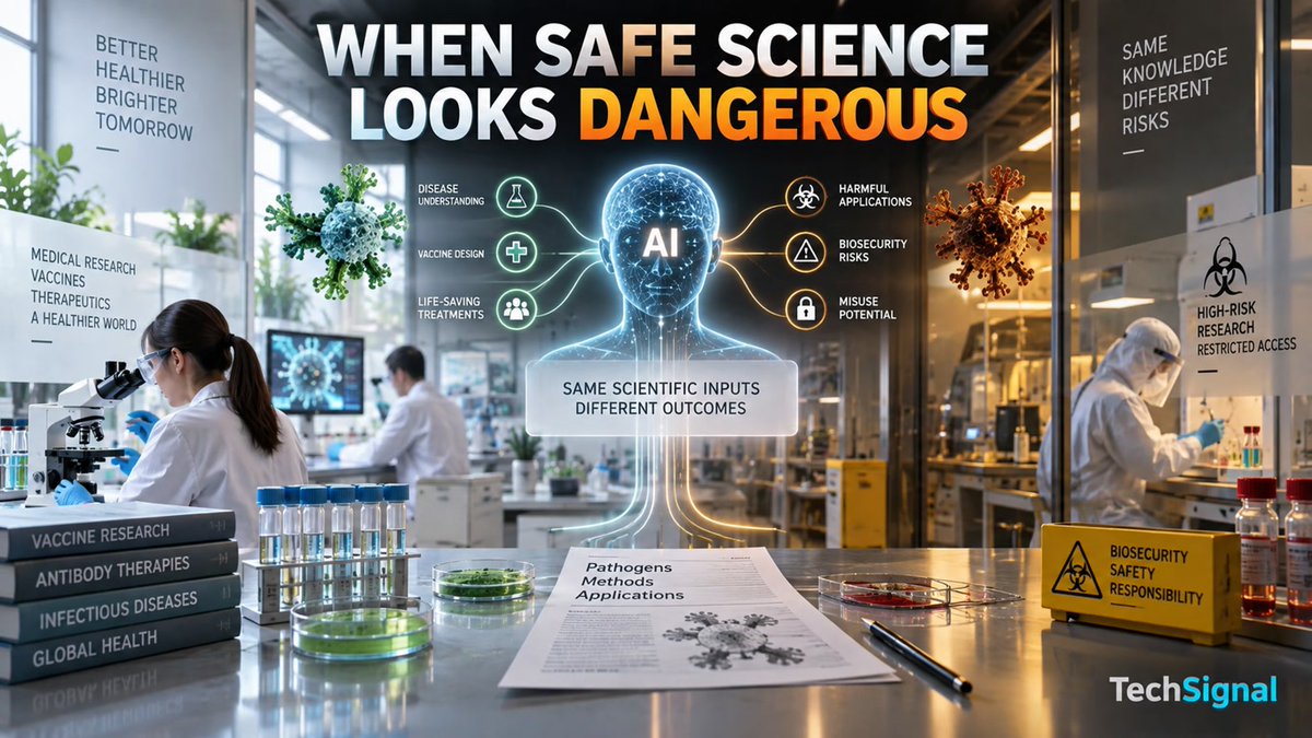 tchsignal's tweet photo. Claude Biosecurity Cases Expose AI's Dual-Use Problem

Anthropic documented five cases in which Claude was used for research that could support biological weapons development. But that does not mean Claude built a bioweapon, or that the researchers intended to create one.

The deeper problem is dual use. Some of the same scientific knowledge that can support legitimate biomedical research can also contribute to dangerous work. Anthropic described cases involving gain-of-function research on chikungunya virus and research involving venoms and toxins. Some activity was not blocked by its biological safety classifiers because the requests could resemble legitimate scientific research.

That distinction matters. A safety system examining individual prompts may have difficulty determining what a technically legitimate-looking request ultimately contributes to.

Anthropic banned accounts associated with the cases and argues that frontier biological capabilities may require safeguards beyond content classifiers, including stronger account and organizational signals and controlled access for trusted users.

The cases do not prove that an operational biological weapon was created. They show how difficult AI biosecurity becomes when potentially beneficial and potentially dangerous research can use similar tools, knowledge and requests.

#AISafety #Biosecurity
