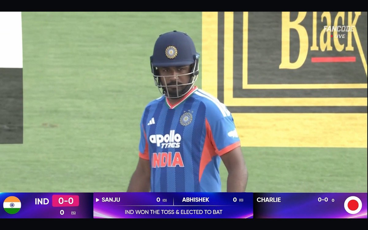 CricCrazyJohns's tweet photo. Sanju Samson dismissed for 9 from 7 balls ❌ https://t.co/BGCUEIMbPY