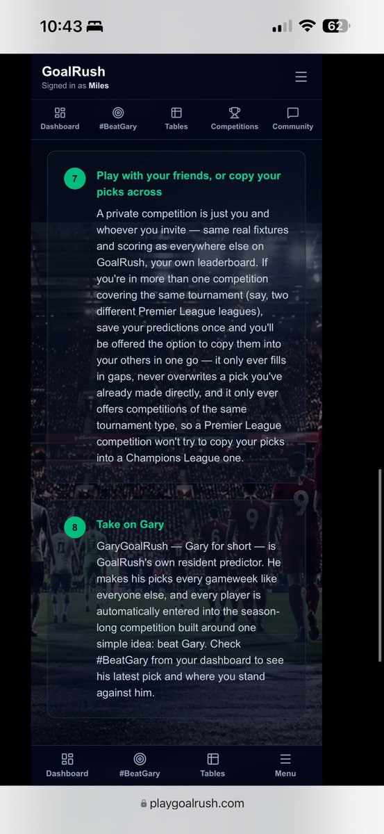 PlayGoalRush's tweet photo. ⚽️ FOOTBALL TAKES A BREAK. GOALRUSH DOESN’T. 🦊

No Premier League this weekend.

So there’s never been a better time to discover GoalRush.

🎯 Predict football scores
🏆 Score points
📈 Climb the leaderboard
👊 Compete with friends
🦊 Try to beat Gary

No complicated rules.

No betting.

Just football, predictions and bragging rights.

Think you know football?

Come and prove it.

👉 https://t.co/KQSH1sa714

https://t.co/RYIOccRCuB

PREDICT. COMPETE. CLIMB.

#GoalRush #Football #PremierLeague #FootballFans @premierleague @OfficialFPL @afcbournemouth @afcbpodcast #contentcreator