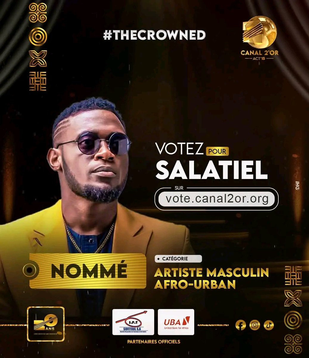 TherealSalatiel's tweet photo. Good morning everyone, vote for me in the Best Male Afro Urban Artist category by clicking here: https://t.co/GeUOtrQnfW https://t.co/5KChs6FOSd