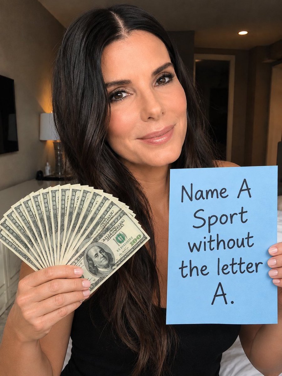 sandrabulloc215's tweet photo. A simple rule, but a tricky challenge 🧠🔥 Name a sport without using the letter “A.” 👀🏆 https://t.co/RkYMbO936t
