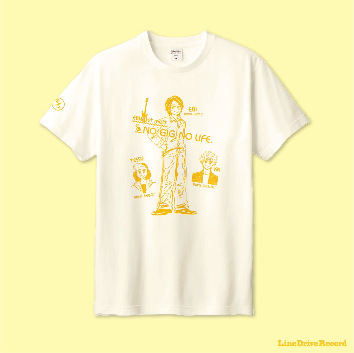 dendai_staff's tweet photo. ＼10/1限定！電大 Tシャツ 完成／

EBI バースデー限定バージョン！
POPなTシャツが完成しました♪
透けにくい5.6オンス☆ぜひお手元に！

詳細はこちら：https://t.co/HeQ4BheIzZ
※10/1LIVEの会場物販でのみ、限定数の販売となります。あらかじめご了承ください。

公演情報：https://t.co/cajwtkgEbW

#電大
#川西幸一
#手島いさむ
#EBI
