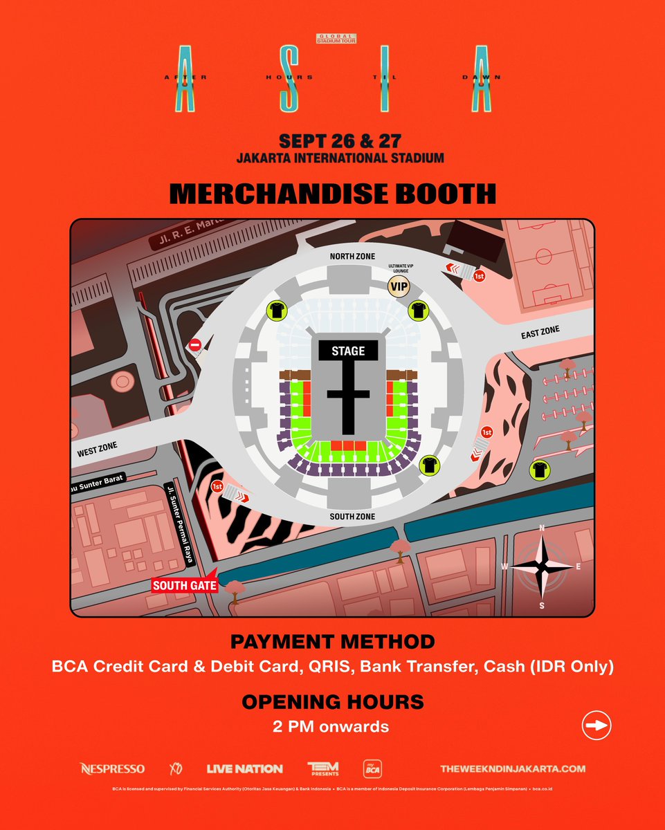 TheWeekndOnl's tweet photo. The official merch for The Weeknd’s Jakarta shows catalog has landed! https://t.co/p8YQDZ2oLC