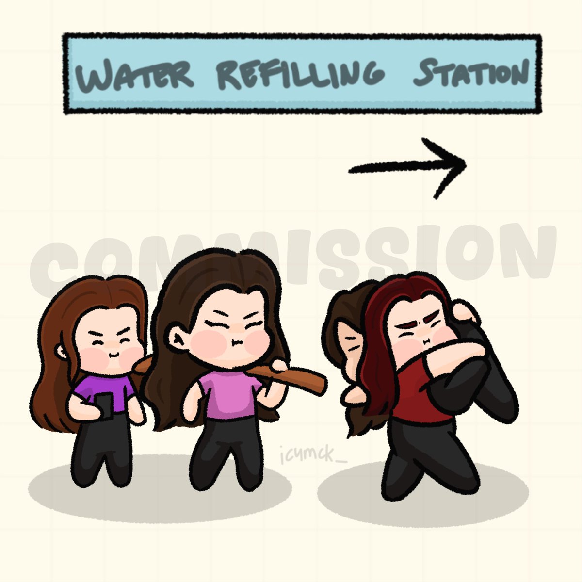 icymck_'s tweet photo. Bunso line commissioned by a friend ☺️
Don't forget to drink water daw 

#BINI #BunsoLine https://t.co/wYCy3P3V2N