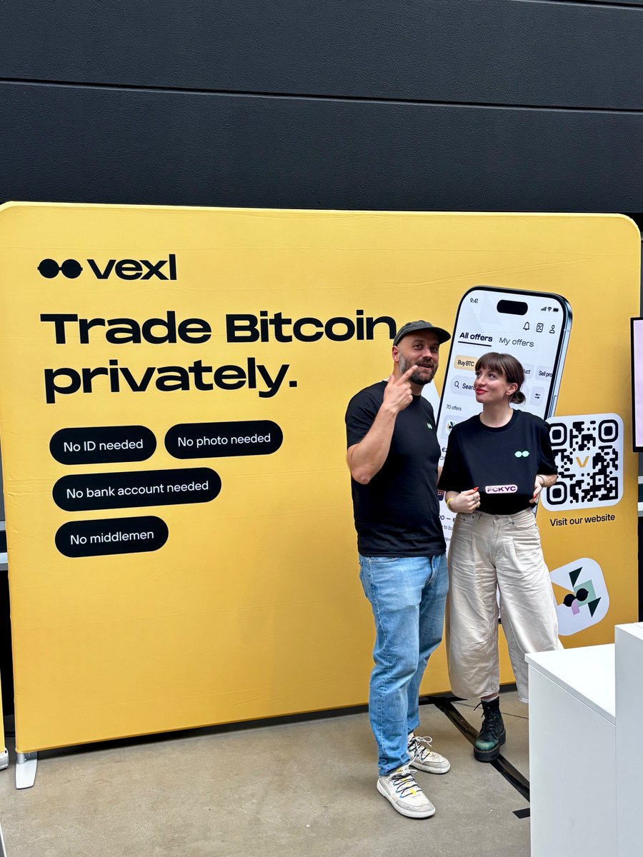 vexl's tweet photo. A few snapshots from @blocktrainer 📸

The event was top tier.

Great venue, great program, great crowd — and a whole new community of Vexlaks joined the app.

Huge props to @RomanReher for making it happen, and @da_renn4 for keeping everything running so smoothly 🏃

See you next year guys! 🇩🇪