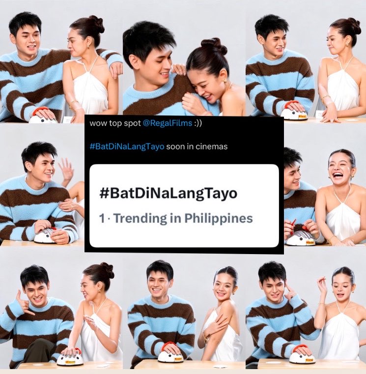 katarinablu_xx's tweet photo. No one planned a Twitter party today, but look at us effortlessly taking the TOP SPOT! 😭🤍 We really can’t hide our excitement for the DustBia solo movie. The hype is just too real! 🥹✨

#BatDiNalangTayo
#DustBia https://t.co/XxxPrpJZYJ