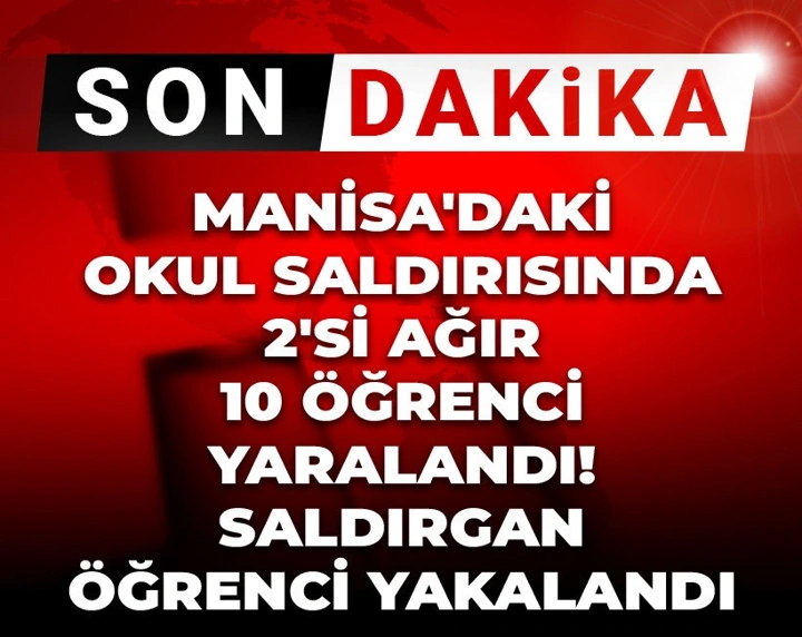 halktvcomtr's tweet photo. #SONDAKİKA 

Manisa'nın Turgutlu ilçesindeki okul saldırısında 2'si ağır 10 öğrenci yaralandı

16 yaşındaki I.O (Hayati tehlikesi var)
16 yaşındaki B.S. (Hayati tehlikesi var)
16 yaşındaki K.F.Y (Saçma yarası var)
15 yaşındaki H.E.B (Saçma yarası var)
17 yaşındaki K.B. (Saçma yarası var)
17 yaşındaki A.G. (Saçma yarası var)
16 yaşındaki B.T. (Saçma yarası var)
16 yaşındaki M.K. (Saçma yarası var)
16 yaşındaki N.M. (Saçma yarası var)
14 yaşındaki R.D. (Saçma yarası var)
https://t.co/BW9ouU30Sl