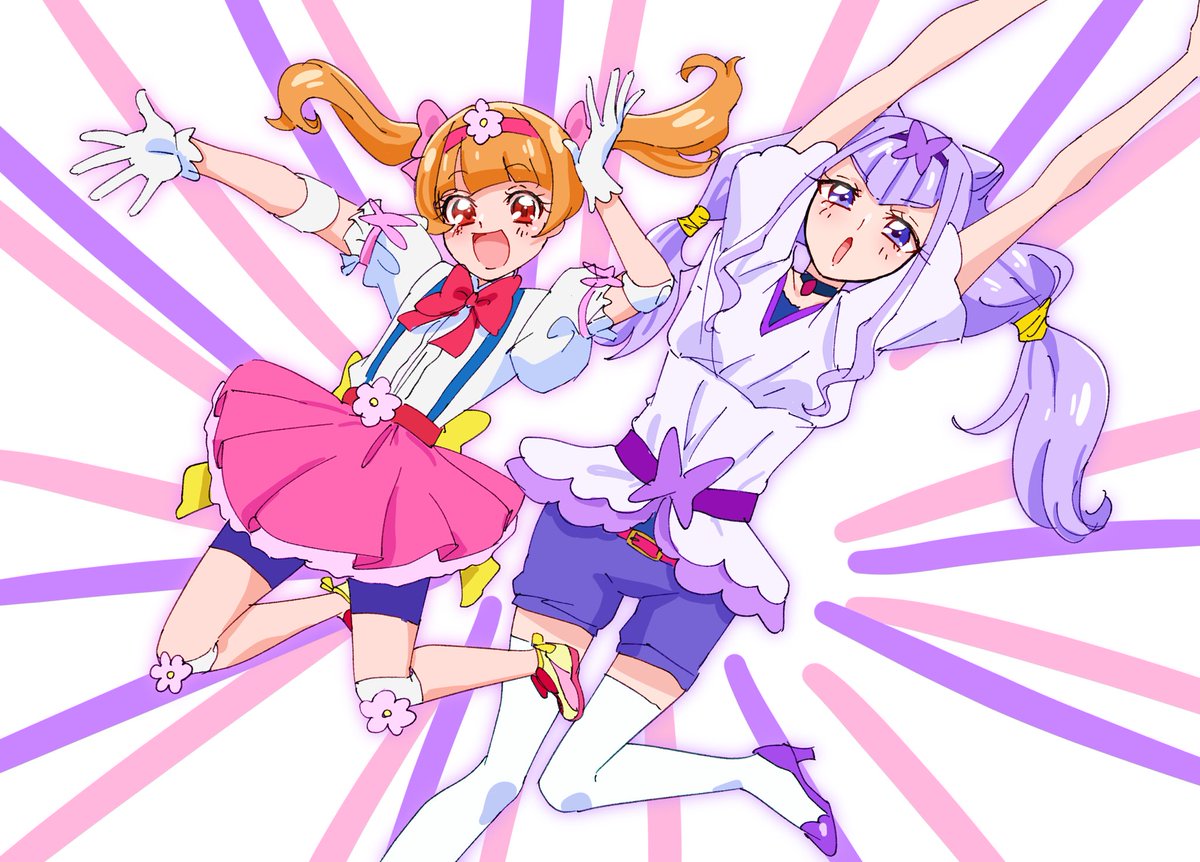 zumomoco's tweet photo. えルっと！プリキュア❤️💜 https://t.co/mDGxVrwt4Y