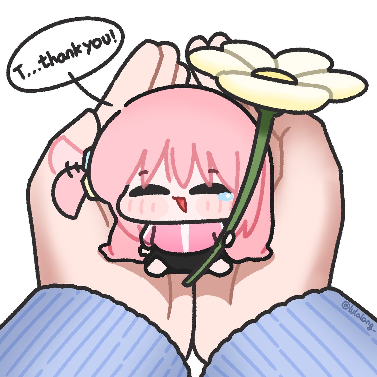 lulalang_'s tweet photo. you catch flower and mini bocchi :> https://t.co/SWdIBGHVsC
