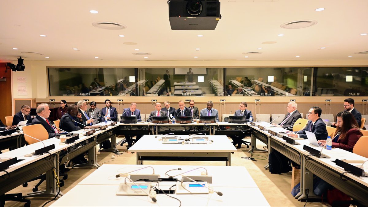 ForeignOfficePk's tweet photo. At the meeting of the OIC Committee of Six on Palestine on the sidelines of the 81st session of the United Nations General Assembly, Deputy Prime Minister/Foreign Minister Senator Mohammad Ishaq Dar @MIshaqDar50 reaffirmed Pakistan's unwavering solidarity with the Palestinian people.

He expressed serious concern over the situation in Gaza and the West Bank and appreciated the mediation efforts of the United States, Egypt, Qatar, and Türkiye towards advancing the implementation of the Comprehensive Plan to End the Gaza Conflict, as endorsed by UN Security Council Resolution 2803.

The DPM/FM strongly condemned continued Israeli violations at Al-Aqsa Mosque/Al-Haram Al-Sharif. He also expressed concern over illegal settlement activity, settler violence, and annexationist measures in the West Bank, including East Jerusalem, and called for renewed and coordinated diplomatic action by the OIC.

The DPM/FM stressed the need for full and faithful implementation of the Gaza Peace Plan and Security Council Resolution 2803. 

He said reconstruction and governance arrangements in Gaza should remain Palestinian-led, with a central role for the Palestinian Authority, and called for accountability for violations of international law and international humanitarian law.

He reiterated Pakistan's support for the establishment of an independent, sovereign, and contiguous State of Palestine on the basis of the pre-1967 borders, with Al-Quds Al-Sharif as its capital, and for Palestine's full membership of the United Nations.

#UNGA2026
