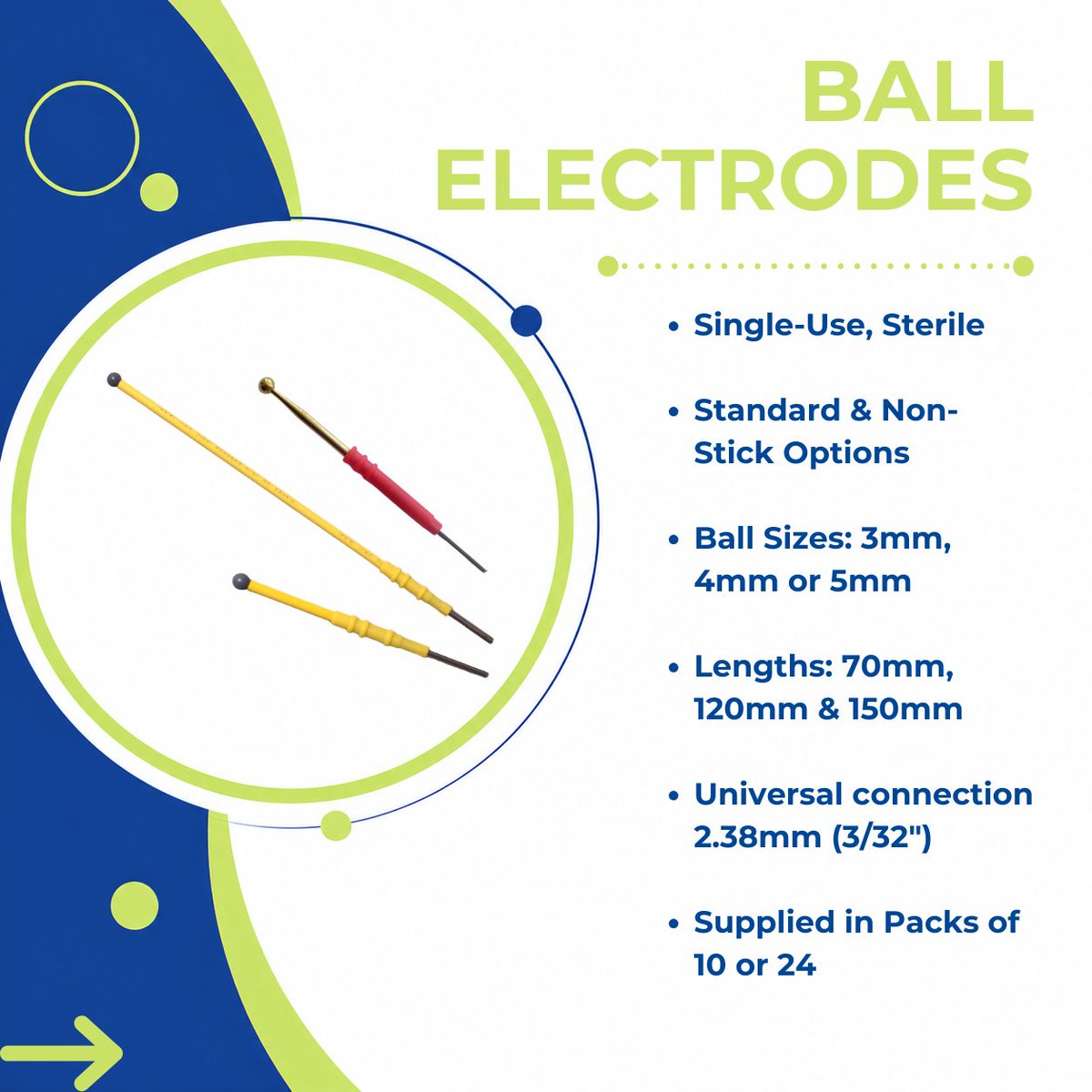 JuddMedical's tweet photo. Are you getting the most from your choice of Diathermy Electrodes? ⚡
We offer a comprehensive range of Diathermy Electrodes, giving healthcare professionals a broad choice to meet their electrosurgical needs.
📞 01527 559010
#diathermyelectrodes #electrosurgery #healthcare https://t.co/GozRK9VrfV