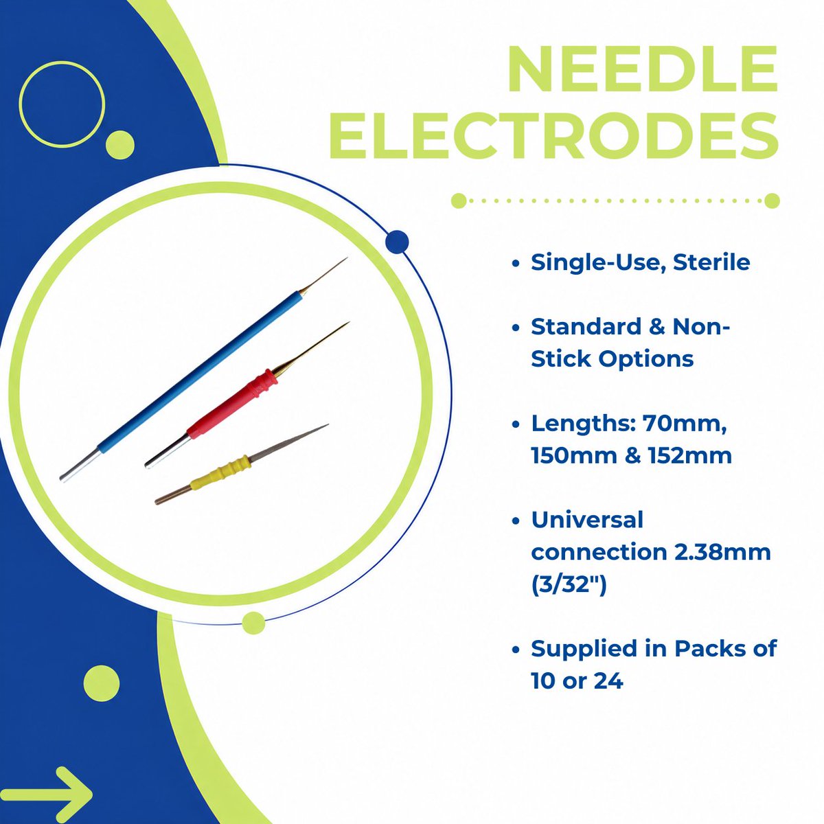 JuddMedical's tweet photo. Are you getting the most from your choice of Diathermy Electrodes? ⚡
We offer a comprehensive range of Diathermy Electrodes, giving healthcare professionals a broad choice to meet their electrosurgical needs.
📞 01527 559010
#diathermyelectrodes #electrosurgery #healthcare https://t.co/GozRK9VrfV