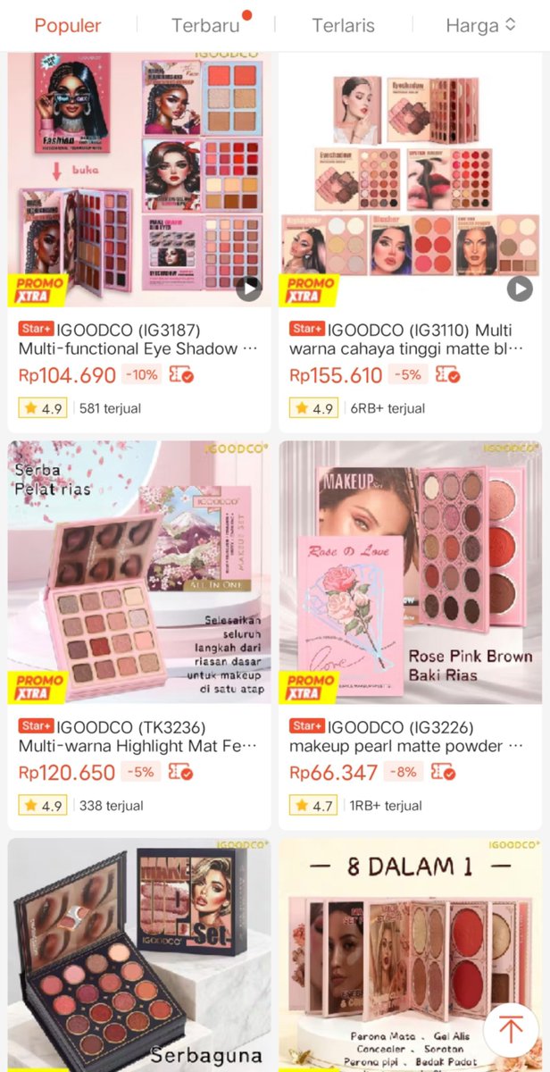 jyelss's tweet photo. kalian udah tahu set make up dalam satu tempat ini, alias berbetuknya kayak buku 💓 udah lengkap bedak, lipstik, eyeshadow, dll. https://t.co/JDMlPj6AaN