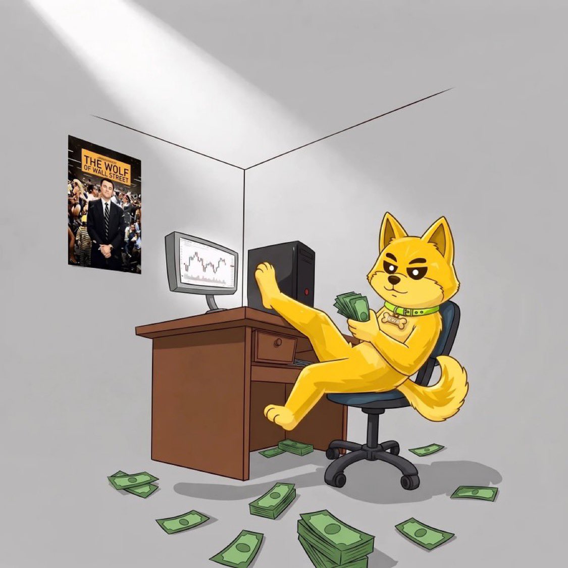 Kubraz1's tweet photo. @Psycho10x Already locked in with Doggo 

$RWA is already digging 🐕🥇

Don’t blink when the gold starts showing. https://t.co/C2KI4oGeHB