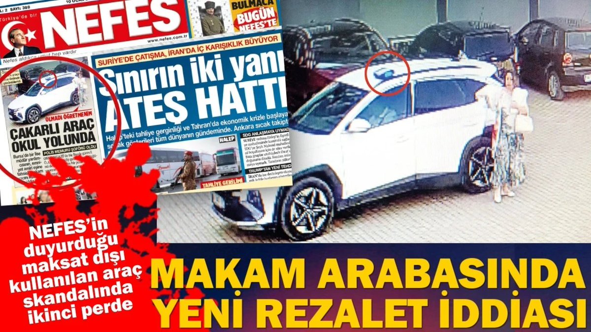 mervsismn's tweet photo. #ÖZELHABER I NEFES'in duyurduğu maksat dışı kullanılan araç skandalında ikinci perde... Makam arabasında yeni rezalet iddiası

Emniyet mensubu eşinin makam aracıyla okulan giden müdür yardımcısı Ö.A.S.'nin meslektaşlarına alkol sattığı, teslimatı da yine çakarlı araçlar yaptırdığı öne sürüldü.

Aynı okuldaki müdür yardımcısı konuyu detaylıca CİMER'e yazdı, şikayet etti.

NEFES'in sorularına da yanıt veren Ö.A.S., "soruşturma aşamasında açıklama yapmam doğru olmaz" yanıtını verdi.

👇👇👇👇

https://t.co/YwrMYFerXF