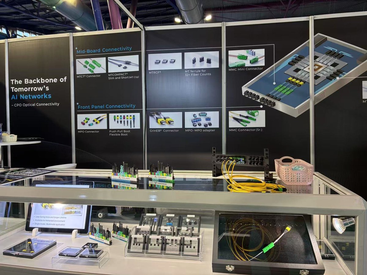 HakusanInc's tweet photo. Good morning from Malaga! ☀️ 
Day 2 is underway, and we're ready for more conversations about optical connectivity. 

Stop by our booth [1391] to meet the Hakusan team and learn about our solutions. 
#ECOC2026 #Hakusan #Opticalconnectivity #FiberOptics #DataCenter https://t.co/Mrt8Vp5aUj