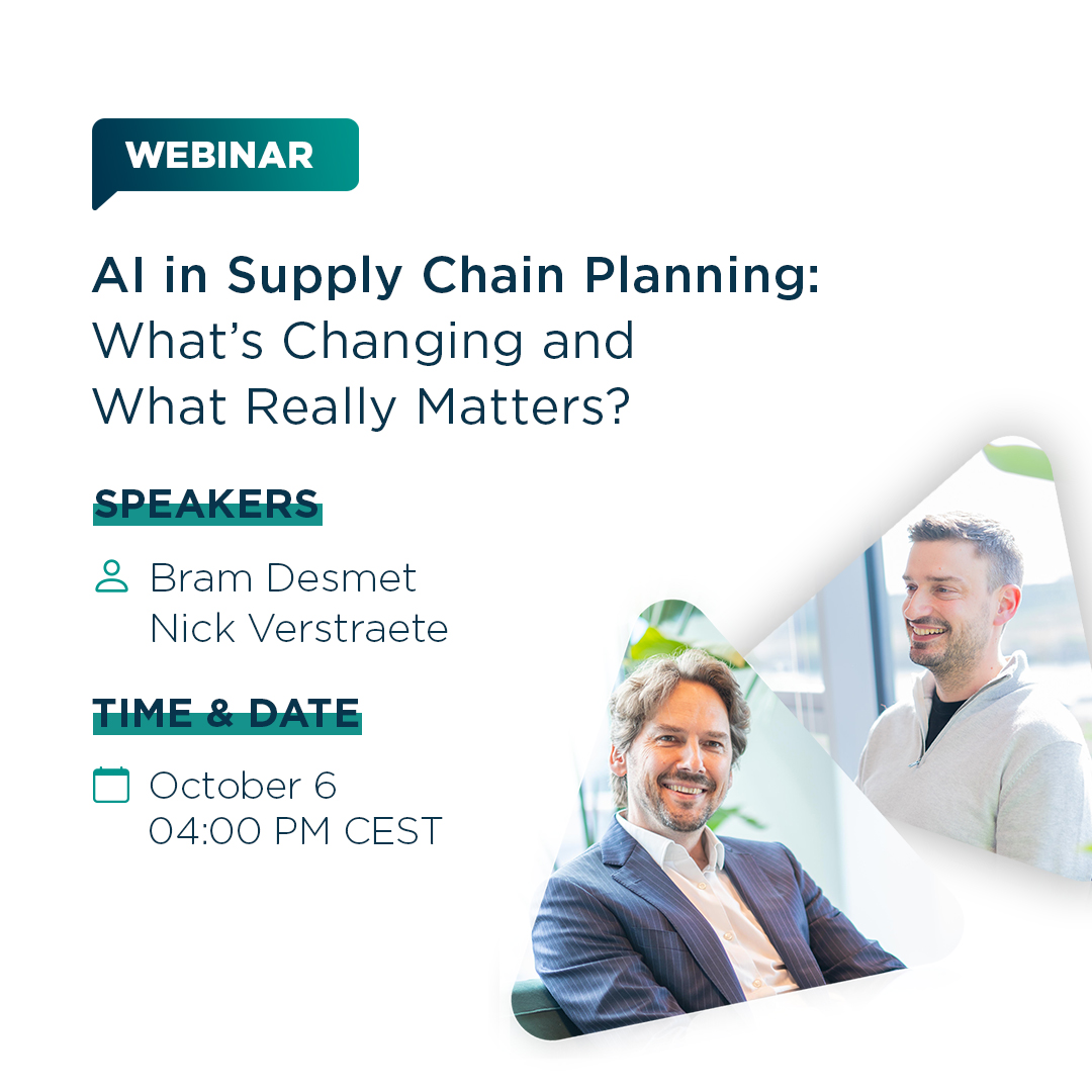 Solventure_eu's tweet photo. Join us for this interesting discussion of where AI matters in Supply Chain Planning, where it can create value and where your attention is best spent.

📅 October 6 | 4:00 PM CEST

Register now ➡️ https://t.co/xvPwKVVMe7 https://t.co/qF4dG5ZBLV