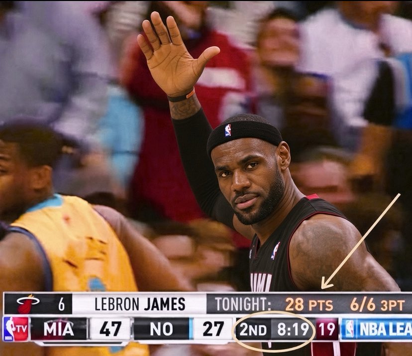 LBJsBest's tweet photo. “Dad, how good was PRIME LeBron?” https://t.co/QXCN1w1b3x