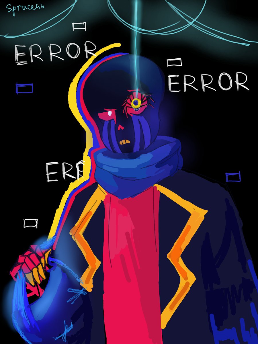 Spruce445's tweet photo. The spider

#Error #Undertale #UndertaleAU  #ErrorSans https://t.co/V391zpAZ2u