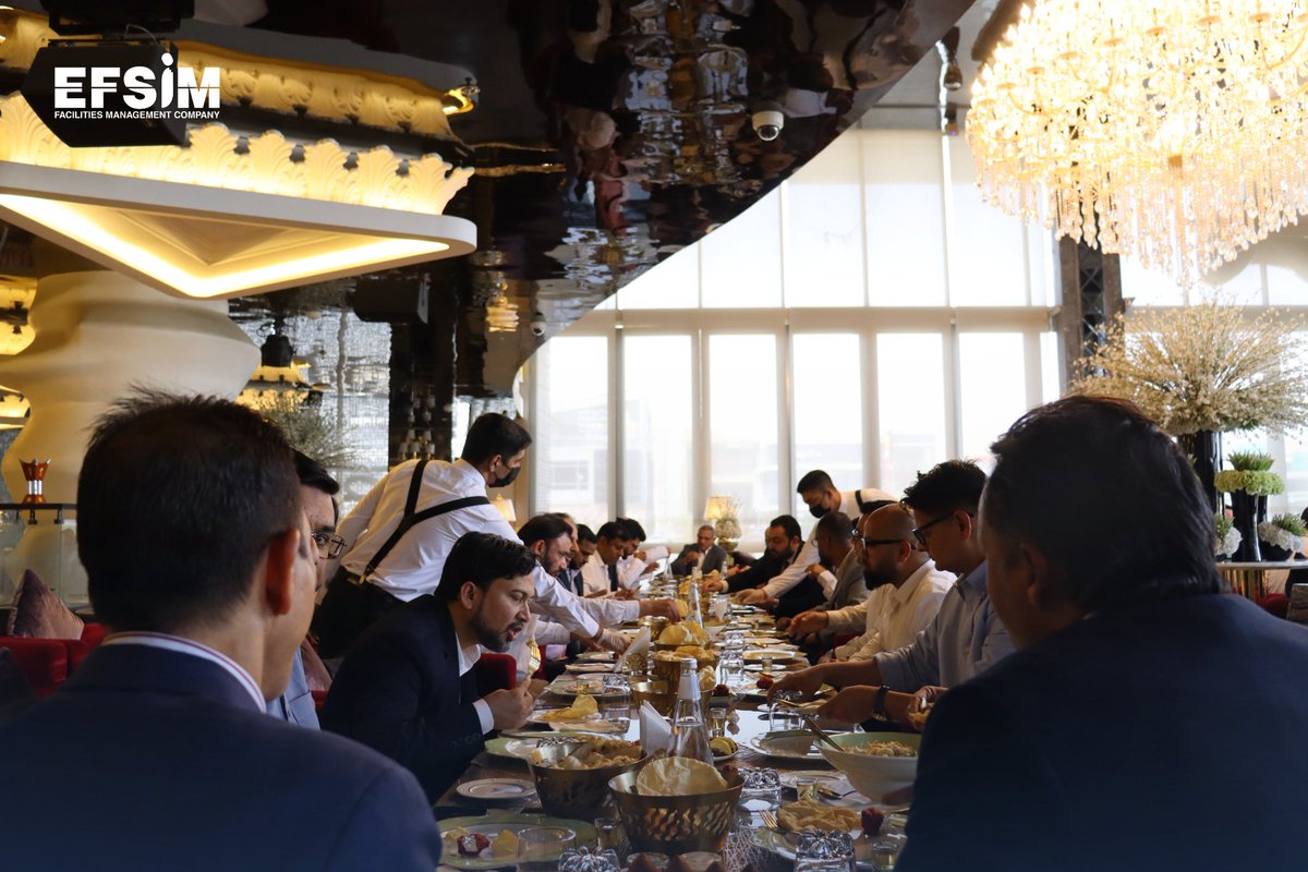 efsim_sa's tweet photo. We gathered today with our CEO, Mr. Tariq Chauhan, for a special lunch to celebrate being recognized as Best Total Facility Management (TFM) Company at SFMA Awards 2026.
#EFSIM #SFMAAwards2026 #TeamEFSIM #OurPeople #Teamwork #CelebratingTogether #Milestones https://t.co/TQyHgoq5zx