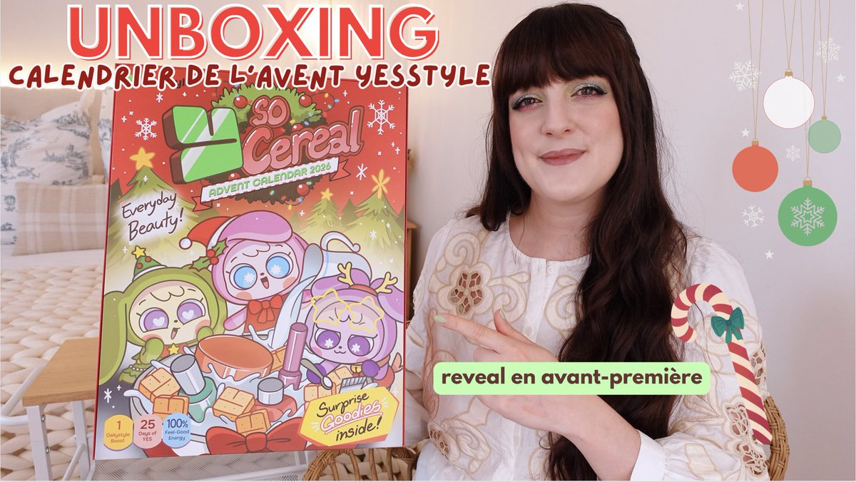 LOdoesmakeup's tweet photo. https://t.co/CBLkSaohV0 It’s tiiiime 🎉Unboxing et reveal du Calendrier de l’Avent YESSTYLE !
#adventcalendar #calendrierdelavent #unboxing #reveal #kbeauty #yesstyle https://t.co/aUiWGS9w7b