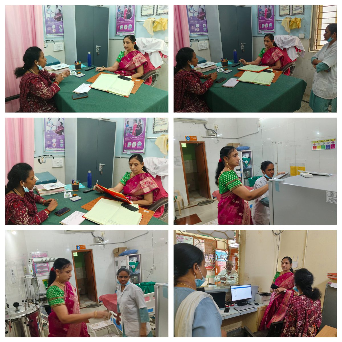 dmho_sangareddy's tweet photo. Dr. K. Lalitha Devi, DM&amp;HO, visited the Arogya Mahila at Munipally on 22/9/26 &amp; reviewed functioning of facility. She instructed  MO to improve OP services &amp; ensure effective functioning clinic. She also verified Hub sample collection, records &amp; inspected LR &amp; Lab facilities. https://t.co/TUVqrIvyr4