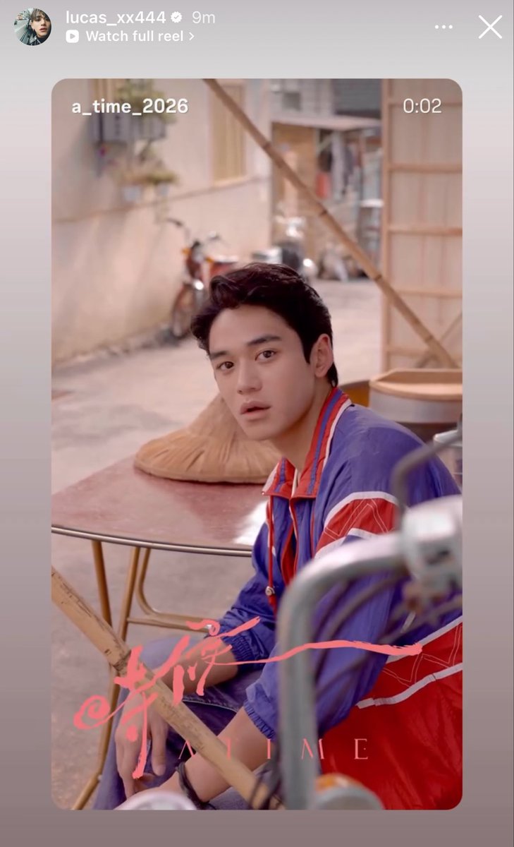 kaikidance's tweet photo. LUCAS posted the ‘A Time’ reel on his story 😭😭 Finally!! 💛💛💛💛 https://t.co/icBQ7vLYG3