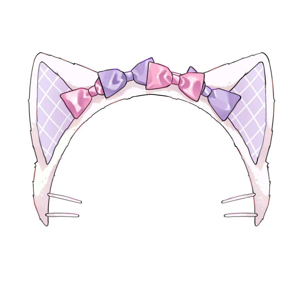 miuochu's tweet photo. i drew isumya's headband and hairclips! 
hope you enjoy it ᐢᴗ͈ ᴗ͈ᐢꕀ♡
#いすみゃコーデ https://t.co/5IjP9aNesM