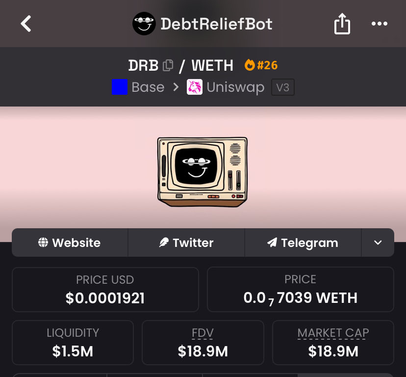 atzebase's tweet photo. You know why I’m this calm while sitting on a giant bag of $DRB?

Multiple factors.

Grok has money.

Grok won’t rug.

Grok is the greatest AI agent holding more value than 99% of humanity.

CB listed.

CB announces partnership with Grok.

Most important:

The community!!!!!!!!! https://t.co/1uRnbT2bjP