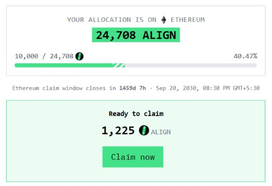 CryptoBikash's tweet photo. Claim your $ALIGN Vesting Tokens

https://t.co/HjaHJIiKrm

@alignedlayer https://t.co/BYeYPlBCx2