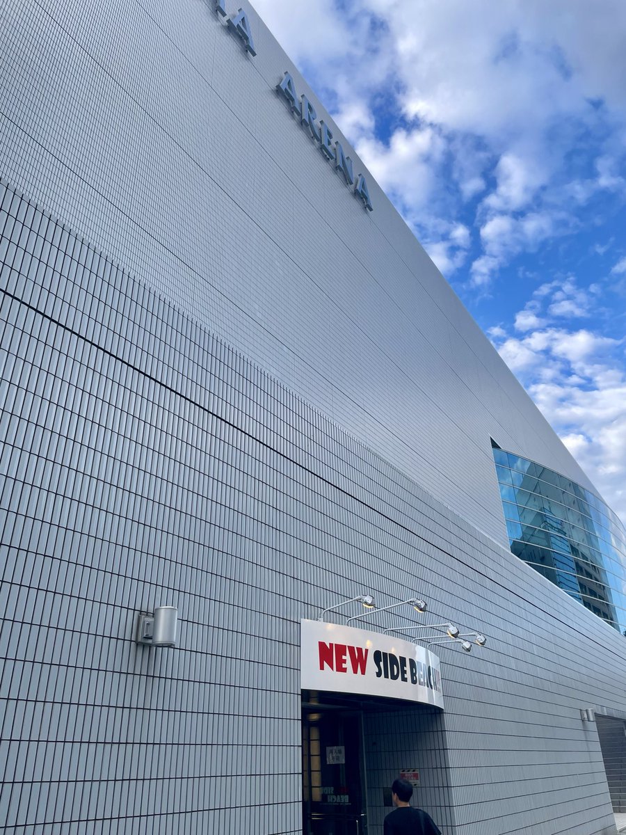 satotatsua's tweet photo. 新横浜NEW SIDE BEACH!!
到着！！！ https://t.co/qZuZwpESc0